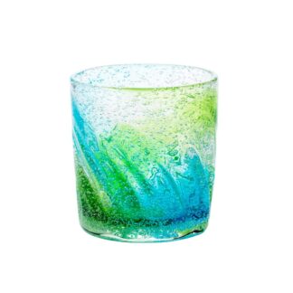 琉璃威士忌杯 綠水